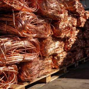 Déchets de fil de cuivre propre, cuivre brillant, 99,9% de cuivre pur, emballé pour l'exportation, la fonte et la production de conducteurs - Product Image 1