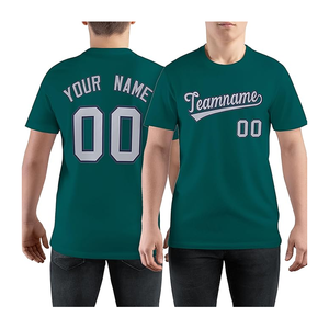 Camiseta antipilling de secado rápido con cuello redondo, camisetas 100% de algodón para hombre, Camiseta de algodón con cuello en V, Camiseta ajustada con hombros caídos - Product Image 1