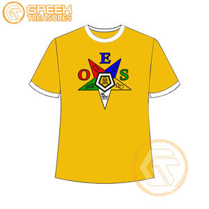 Venta al por mayor Orden de la estrella del Este Camiseta Ropa Jersey de algodón Camiseta OES transpirable de alta calidad Mujeres Ropa griega - Product Image 2