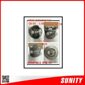 TAIWAN SUNITY Quality Assured 6LPS PISTON SET for Yanmar Agriculture <b>Engine</b> <b>Part</b> - Product Image 2