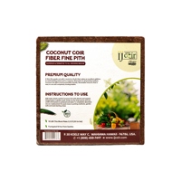Bloc de fibre de coco 100% naturel, 10 lb, emballé sur palette, durée de conservation de 5 ans, I&J LLC, fabriqué en Inde