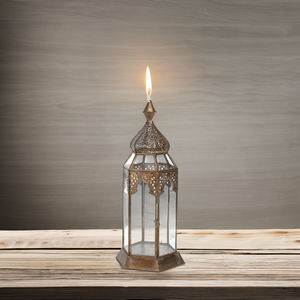 Soporte de linterna de vela de aluminio fundido moderno de venta Premium para elegancia decorativa para fiesta de boda - Product Image 3