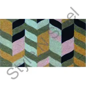 Cinzento preto marrom cor combinação capacho para Livingroom house Anti Slip Rug Soft Carpet a preço de atacado