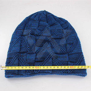 Venta al por mayor desgaste Beanie Unisex invierno cálido tejido acrílico liso personalizado Streetwear hombres Beanie gorras para hombres - Product Image 4