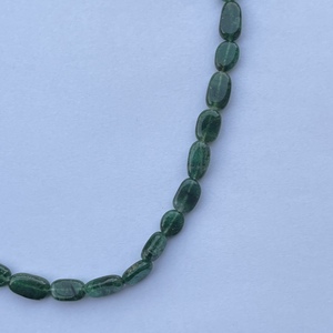 6mm 8mm 10mm naturel vert Aventurine pierre lisse ovale pierres précieuses perles colliers pour la fabrication de bijoux collier Semi précieux 2025 - Product Image 4