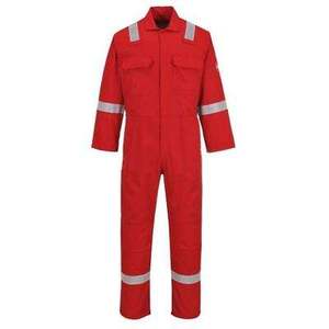Mono FR de algodón 100% personalizado para hombre, traje de caldera de manga larga resistente al fuego con tiras reflectantes para soldadura y ropa de trabajo de seguridad - Product Image 3