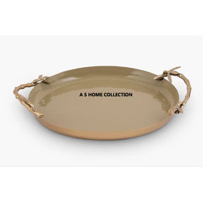 ถาดถาดถาดผลไม้โลหะรูปทรงสร้างสรรค์ที่เรียบง่ายหรูหราทันสมัยของตกแต่งบ้านห้องนั่งเล่นห้องนอน - Product Image 1