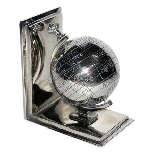 Globe nautique serre-livres cadeaux d'entreprise Design antique haute qualité en bois laiton article décoratif pour la maison article d'artisanat indien - Product Image 5