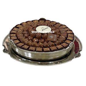 Tazón de Chocolate de Acero de Lujo, Diseño Personalizado, Hecho a Mano, Tazón para Dulces, Brillante, Chapado en Níquel, Decorativo - Product Image 2