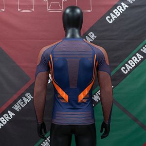 Men's Adult Gym Fitness Long Sleeve <b>Compression</b> Quick Dry Digital Print Spandex/Polyester 220g Sportswear High <b>Spring</b> Rash Guard - Product Image 3