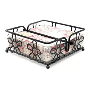 Restaurant Cafe Metal Napkin Holder <b>Chrome</b> Wire Paper Collection Napkin Holder Modern Napkin Holder Tissue Dispenser Organizer - Product Image 6