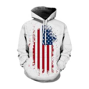 Sweat-shirt à capuche surdimensionné imprimé streetwear unisexe en molleton épais pour l'hiver, service OEM disponible - Product Image 3