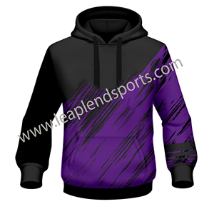 Sudadera con logotipo personalizado sublimación para adultos jóvenes niños-Sudadera con capucha deportiva de ganchillo con tejido bordado para otoño - Product Image 1
