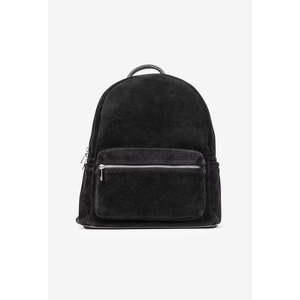 Soft <b>Backpack</b> in Genuine Suede Leather - Made in Italy - Art. 25391 - Product Image 5