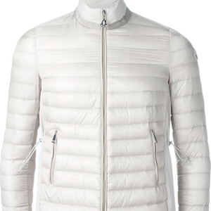 เสื้อแจ็คเก็ตพัฟเฟอร์ลำลองสำหรับผู้ชายไซส์ใหญ่ รุ่น Custom Logo 2026 พร้อมฮู้ด ผ้าแคนวาส สไตล์ Letterman สำหรับฤดูหนาว - Product Image 1