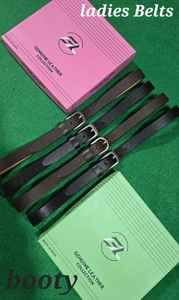 Cinturón de Cuero Ecológico con Estampado de Grano para Mujer - Product Image 2