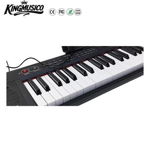 Clavier électronique <span class=keywords><strong>numérique</strong></span> portable rechargeable multifonctionnel professionnel à 61 touches <span class=keywords><strong>pour</strong></span> adultes, instrument de musique - Product Image 4