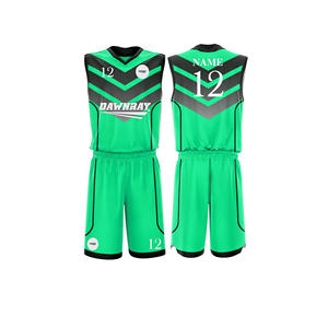 Conjunto de uniforme de equipo de baloncesto Elite, camiseta y pantalones cortos de poliéster transpirables de secado rápido, ropa deportiva para hombres, mujeres y jóvenes - Product Image 6