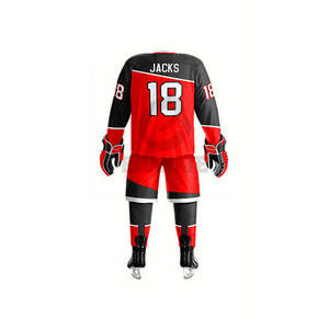 Nouveauté, vêtements de hockey sur glace personnalisés de la plus haute qualité, logo imprimé, 100% polyester, ensemble uniforme sportif pour hommes, respirant - Product Image 3