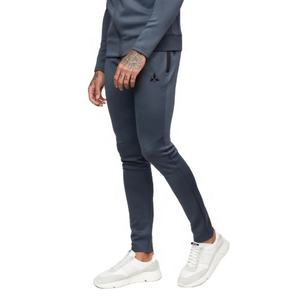 Survêtement d'hiver personnalisé pour hommes vêtements de sport décontractés lettre impression Slim Fit Jogging couleur unie polyester coton grande taille logo - Product Image 4