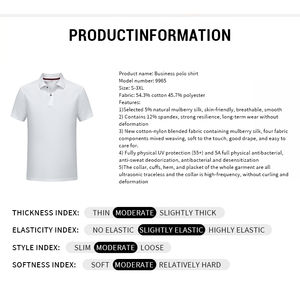 Polo de manga corta con cuello de golf para hombre con desodorización de alta calidad, camisetas polo para hombre que absorben la humedad y el sudor a precio barato - Product Image 4