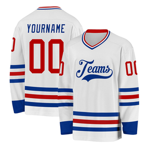 Maillot de hockey sur glace de qualité supérieure pour hommes et femmes, matériau respirant à séchage rapide pour uniformes d'équipe et clubs - Product Image 1