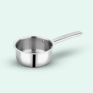 Mini-plat de service en acier inoxydable OEM en gros, petit pot à condiments avec poignée, vaisselle pour hôtels, restaurants et traiteurs - Product Image 2