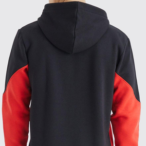 Sudadera con Capucha para Hombre al por Mayor, Diseño de Colores Combinados, Gruesa, Personalizada con Letras Bordadas, Manga Larga, sin Cordones - Product Image 3