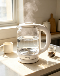 1.8L Glass Electric <b>Kettle</b> 1500W Portable Water Heater Automatic Shut-off 360 Degree Rotational Base for Home Hotel - Product Image 3