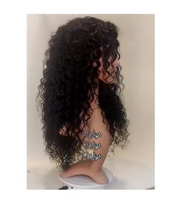 Peluca de encaje completo cruda hecha a mano con extensiones de cabello humano diseñadas para un aspecto realista con línea de cabello prearrancada - Product Image 1