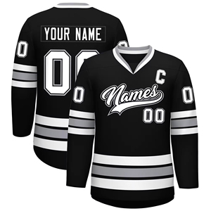 Jerseys de hockey sobre hielo para jóvenes hechos a medida, trajes bordados y sublimación, ropa de hockey impresa - Product Image 1