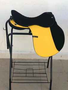 อานม้าสังเคราะห์สถานะ18นิ้วสีดำพร้อมเหล็กป้องกันสนิมภายในต้นไม้พลาสติก - Product Image 2