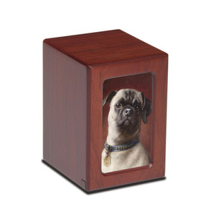 Urnes funéraires en bois de style américain moderne faites à la main urnes funéraires en gros pour les cendres de chat et de chien pour la commémoration des animaux de compagnie - Product Image 2