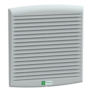 Sistema di Ventilazione Forzata SCHNEIDER ELECTRIC NSYCVF300M24DPF ClimaSys IP54 300m3/h 24V DC con Griglia di Uscita e Filtro G2 - Product Image 1