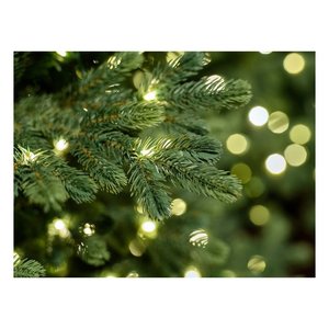 Árbol de Navidad Decorado Verde GENEVA de Amicasa, 540 Luces LED, PVC PE-H210 D126 cm 9670066, Luces de Navidad Decoradas por Geneva - Product Image 2