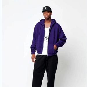 Sweat-shirt à capuche pour hommes, vêtements de ville vintage grande taille, surdimensionné, en molleton de coton, avec logo personnalisé - Product Image 4