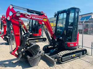 Modèle 2024 Mini-pelles d'occasion Yanmar VIO25 d'origine japonaise Vio35-6 35-6A 35-6B 3,5 tonnes 3 tonnes d'occasion Haute performance - Product Image 4