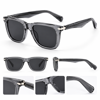Montures optiques carrées rétro tendance en acétate pour unisexe, montures de lunettes de luxe surdimensionnées, vente en gros, service de logo personnalisé OEM ODM