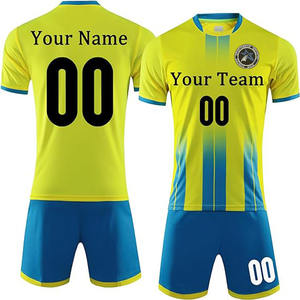 Meilleur prix de haute qualité 100% polyester antibactérien sublimation imprimé uniforme de football conception personnalisée coupe coudre panneau vêtements d'équipe - Product Image 6