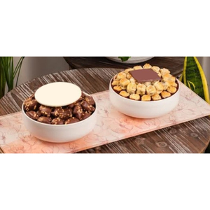 Cuenco de chocolate de diseño estándar, cuenco de metal blanco y dorado de la mejor calidad para fiestas de boda, cuenco de catering al precio más bajo - Product Image 3