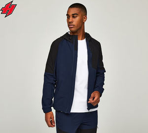 Logo personnalisable veste en nylon respirante grande taille hommes hommes automne Sports de plein air course à pied entraînement vestes de sport formelles - Product Image 6