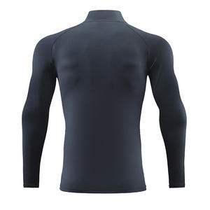 Camisetas de gimnasio de alta calidad para hombre, camiseta de manga larga de Spandex para correr, camiseta personalizada en blanco para Fitness, ropa de secado rápido para hombre - Product Image 4