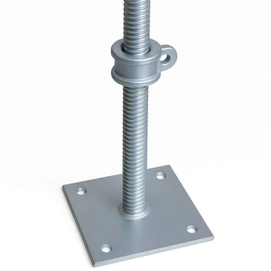 Cric de base en acier massif robuste pour la construction de bâtiments hôteliers Matériau de support de systèmes d'échafaudage réglable de conception moderne - Product Image 1