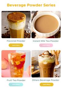 Thé glacé instantané aromatisé au lychee et au jasmin, fabriqué à Taïwan, en poudre pour les services de restauration - Product Image 6