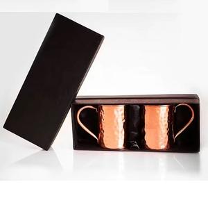 Tasses en cuivre en vrac pour Moscow Mule mules au design minimaliste les plus exigeants avec coffret de deux - Product Image 5