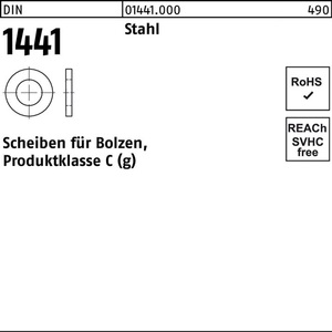 Arandelas Planas de Acero DIN 1441 21 X 32 X 4mm 200 Piezas - Product Image 1