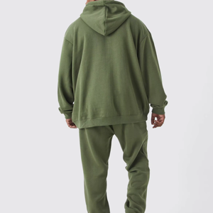 ชุดวอร์มพิมพ์ลายพัฟสำหรับผู้ชายชุดวิ่งออกกำลังกายผ้าฟลีซสำหรับผู้ชาย - Product Image 4