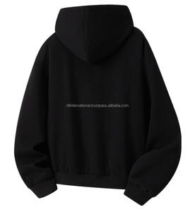 Sweat-shirts à capuche zippés pour hommes, coupe ample, décontractés, légers, avec poches, style color block, vente en gros - Product Image 2