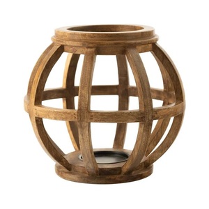 Lanterne à bougie décorative en bois carrée de qualité supérieure, design moderne, nouvelle collection, fabriquée à la main, QC-6546, pour la décoration de la maison - Product Image 4