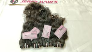 Extensiones de cabello humano trenzado sin procesar de fábrica de templos del sur de la India, cabello Jerry exportado directamente - Product Image 5